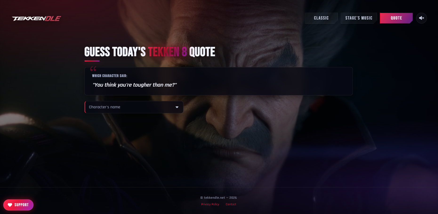 [screenshot to replace — Tekkendle home screen]